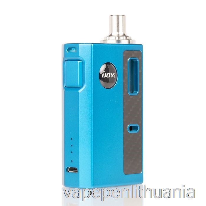 Ijoy Mercury 12w Aio Pod System Blue Carbon Vape Skystis